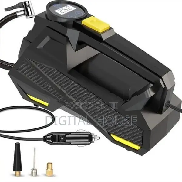 car Air Pump / Compressor 12V Digital + LED torch 150 PSI - new