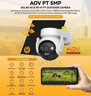 IMOU AOV DUAL SOLAR 4G +WIFI 5MP OUTDOOR CAMERA (3 Years War)