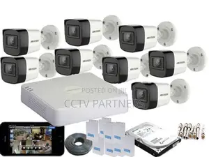 Hikvision 1,080P Turbo HD 20M Night Vision 2MP CCTV 8 Cameras Packages