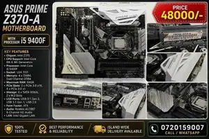 Asus Prime Z370-A Motherboard/Intel Core i5-9400F Processor