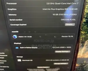 MacBook Pro 13 i7 16gb 512Gb 2019
