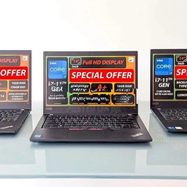 Lenovo Thinkpad T14 -Core i7 -16GB+512GB Laptops