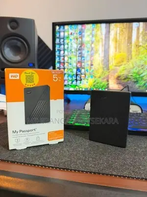 WD My Passport 5TB External Hard Drive - USB 3.0 / 3.2 (With Box)