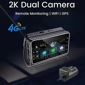 4G 2K Dual Lens Dash Camera With GPS Live Tracking