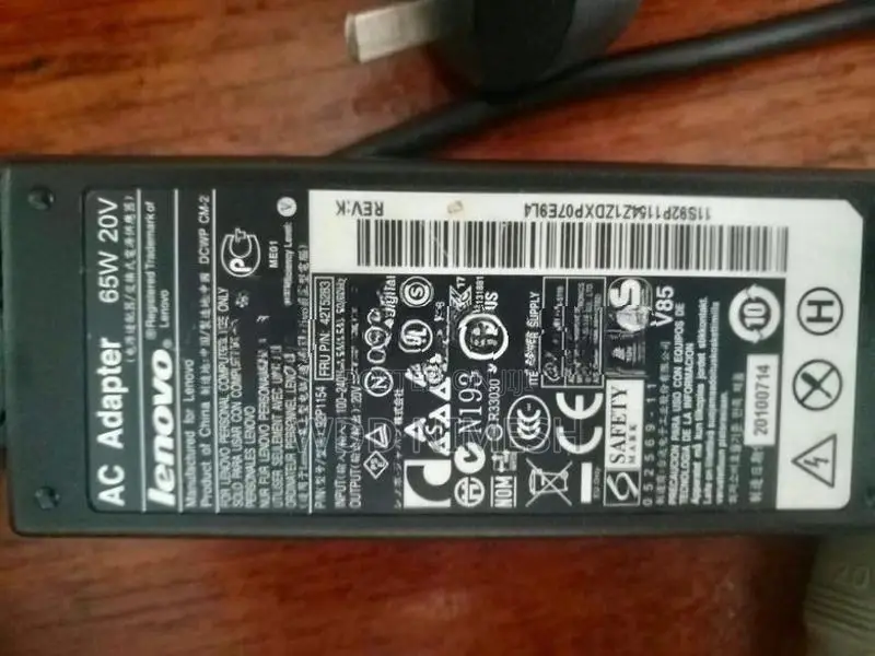 Lenovo Output 20V Laptop AC Adapter