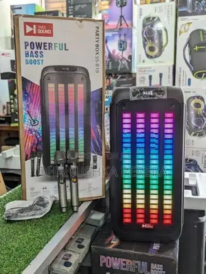 Swiss Sound SS - 819 Outdoor Party Speakers With Dual Mic (AC/DC)