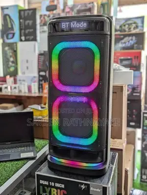 Brodu Bts - 2121 High Power Outdoor Party Speakers With Dual Mic (200W