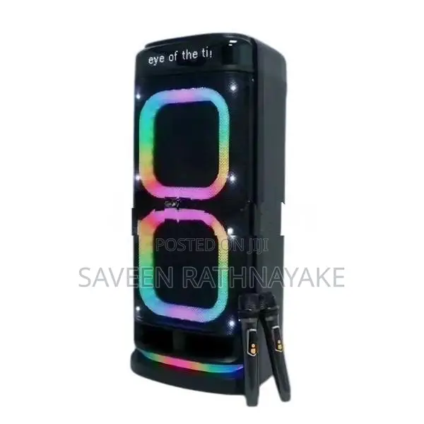 Brodu Bts - 2121 High Power Outdoor Party Speakers With Dual Mic (200W