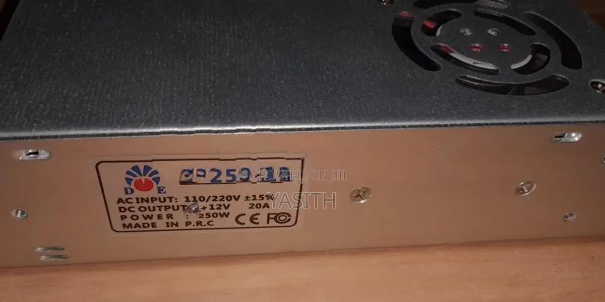 12V 20Amp Power Supply With Fan