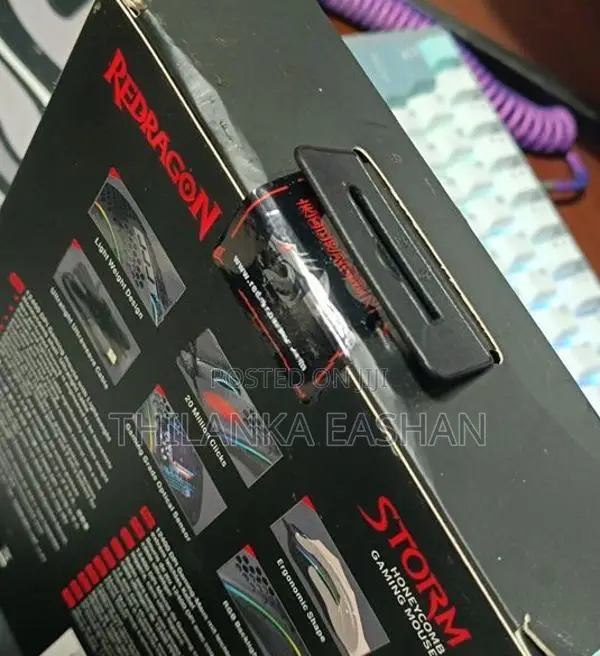 Redragon Storm M808 USB wired RGB Ergonomic Gaming Mouse - 12400 DPI