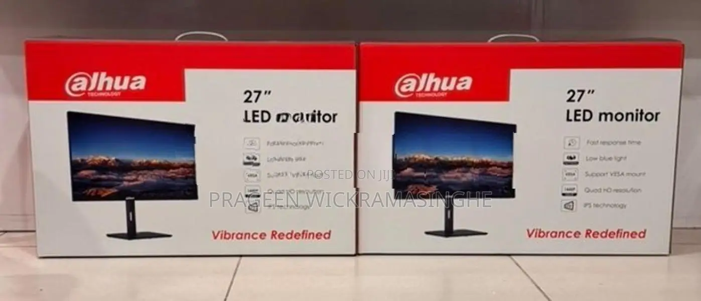 Dahua 27” 2K IPS Frameless Monitor