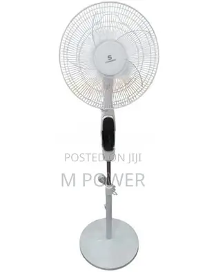 Standard Stand Fan 16" with remote - Saber-White