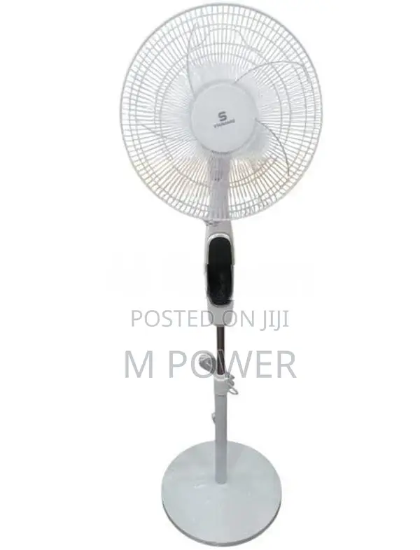 Standard Stand Fan 16" with remote - Saber-White