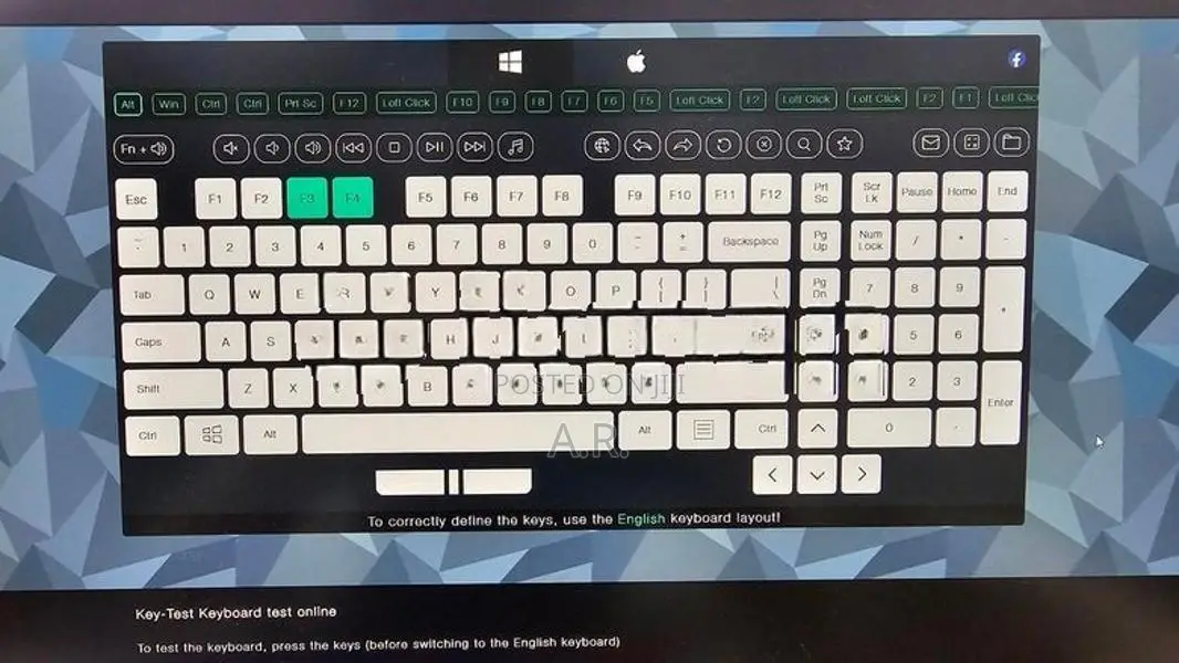 Aula F2088 Mechanical Gaming Keyboard (Blue Switches)