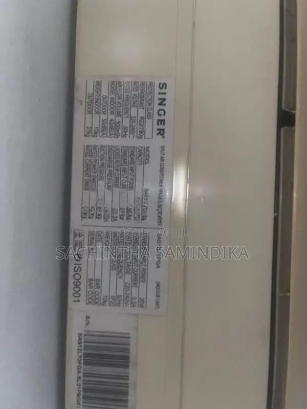 Used SINGER 12,000 BTU Split Air Conditioner
