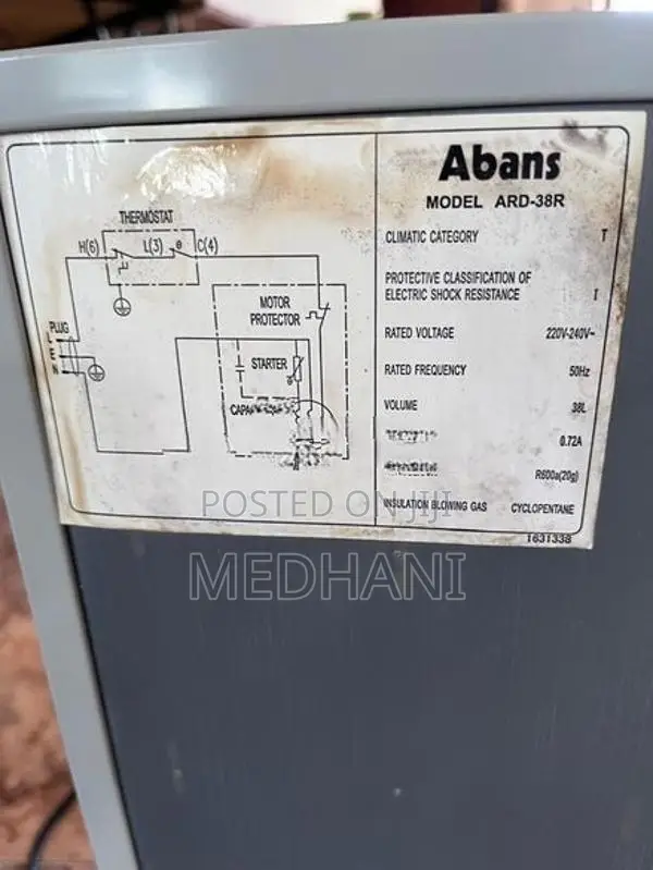 Mini Fridge Abans 38L