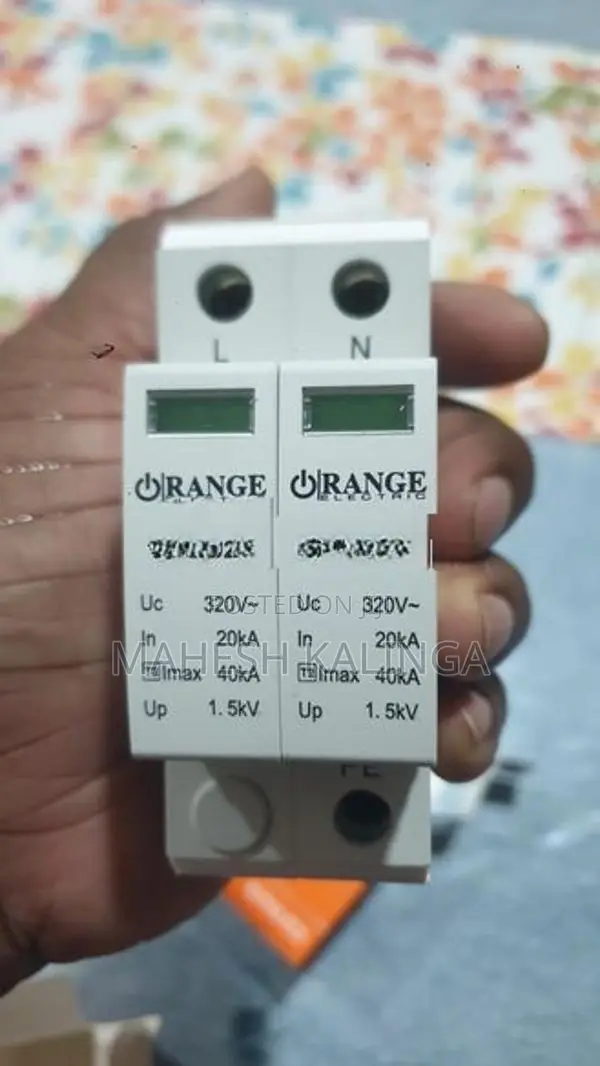 Single Phase Surge Protector Orange