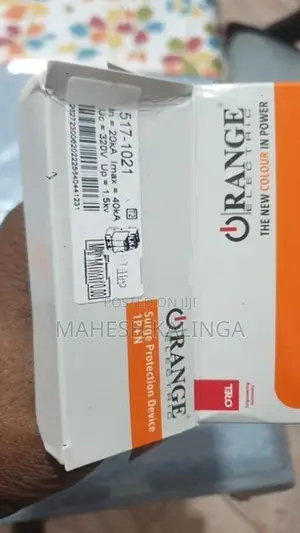 Single Phase Surge Protector Orange