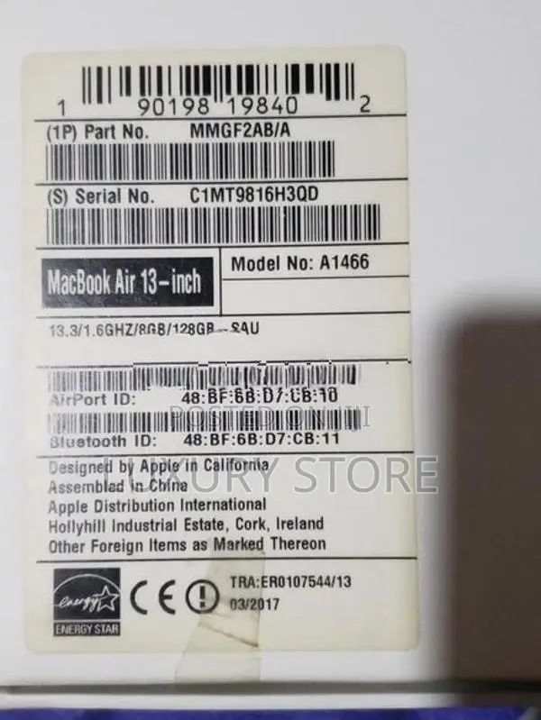 Apple MacBook Air 2015 Silver