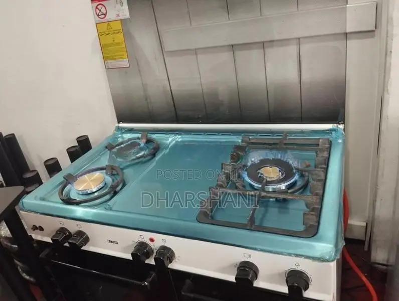 Italy Electric Oven 63 L with 3 Gas Burners