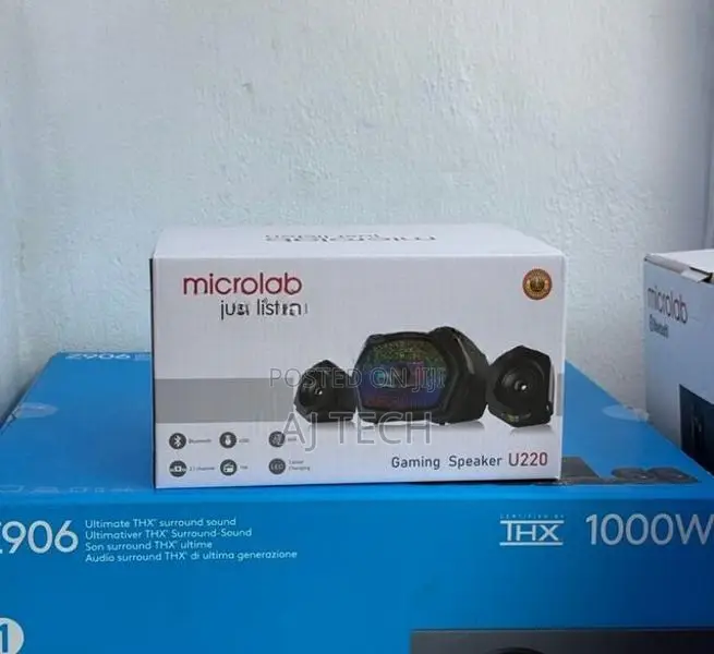 Microlab 2.1 Gaming Speaker | Bluetooth RGB LED USB FM