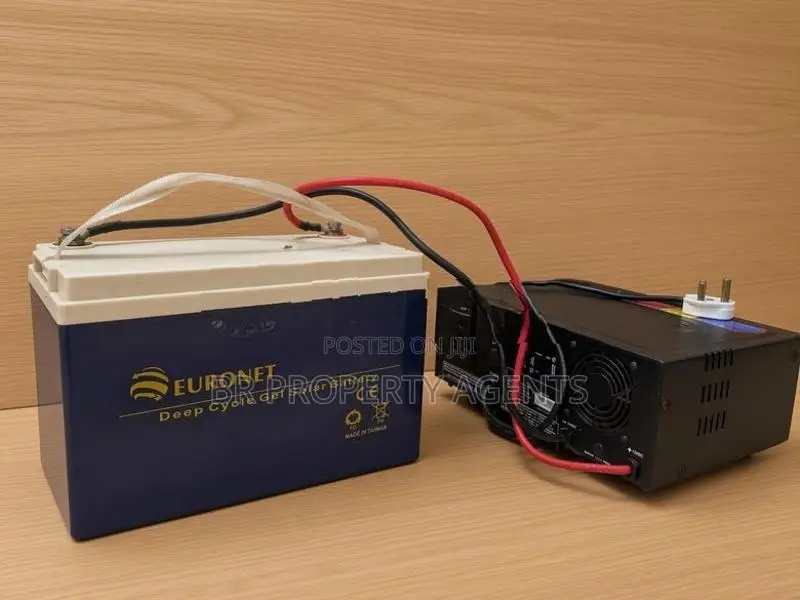 Microtek Inverter + Euronet 100Ah Deep Cycle Gel Battery Set