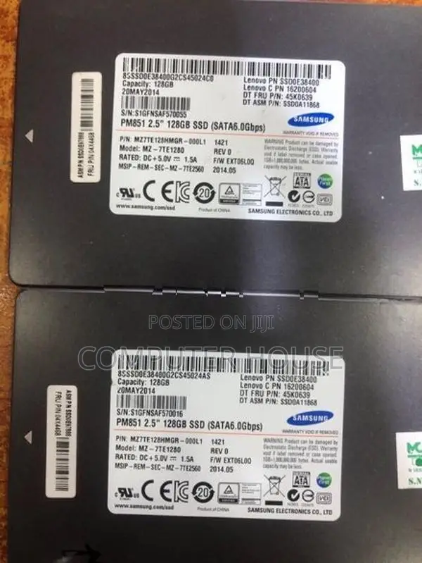 Samsung 128GB Ssd Hard