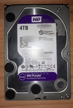 Western Digital Purple 4TB Surveillance Sata Hard Drive