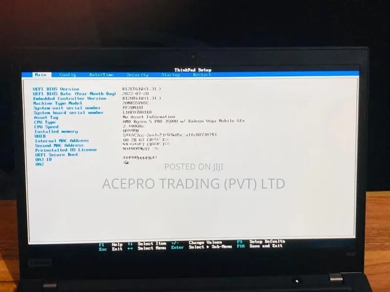 Lenovo ThinkPad T495 Ryzen 5 8GB 256GB 2GB AMD Graphic