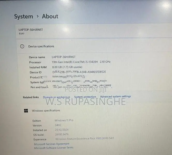 Lenovo i5 13th GEN Laptop