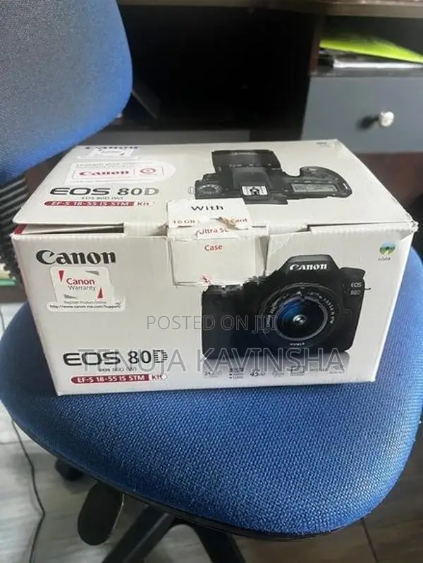 Canon 80D Camera With Lens Full Set