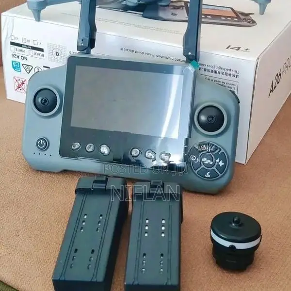 A26 PRO GPS Drone with HD Camera Screen Remote + 2 Batteries