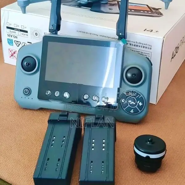 A26 PRO GPS Drone with HD Camera Screen Remote + 2 Batteries