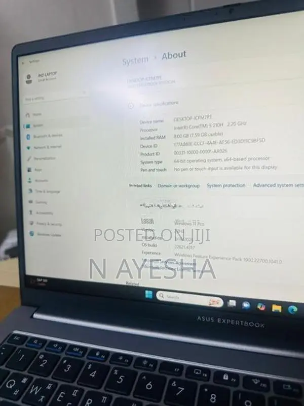 Asus ExpertBook P1(i5 14th GEN)