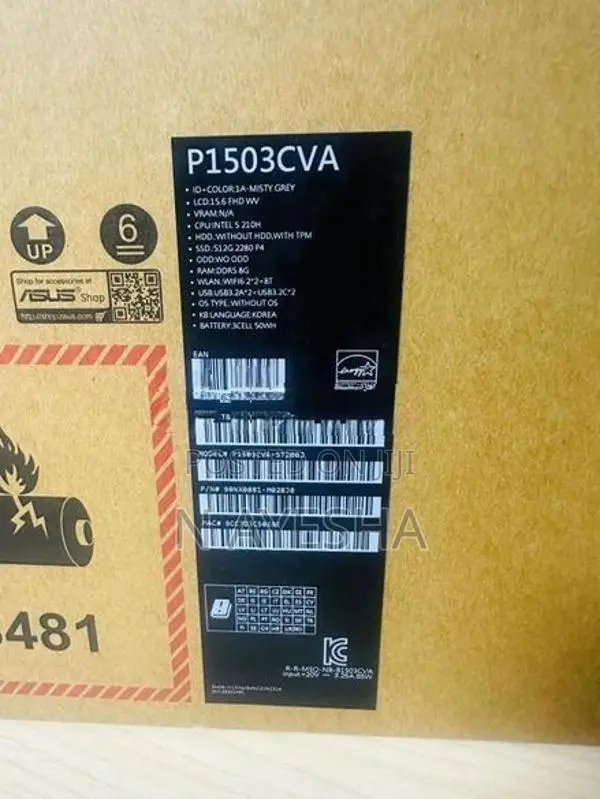Asus ExpertBook P1(i5 14th GEN)