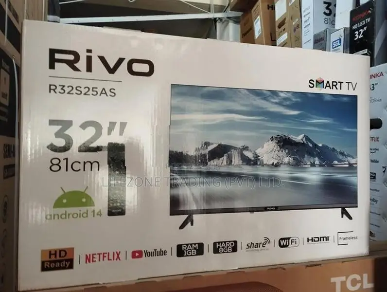 New 32 inch RIVO Android Smart LED TV