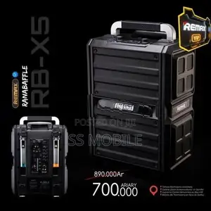 Remax RB-X5 Outdoor Trolley Bluetooth Speaker with Two Mics