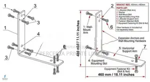 460×460mm Air Conditioner Outdoor Unit Wall Bracket - Brand New