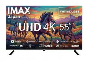 IMAX Smart UHD 55'' Frameless 4K Tv with Voice control