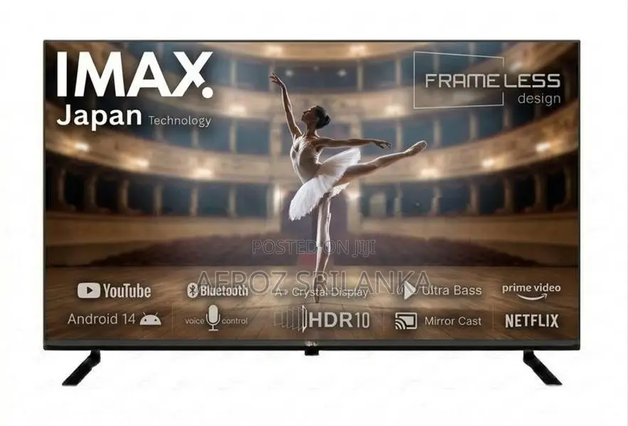 New 55'' IMAX Smart UHD Frameless 4K Tv with Voice control