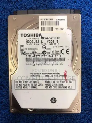 Toshiba 640GB Laptop Hard