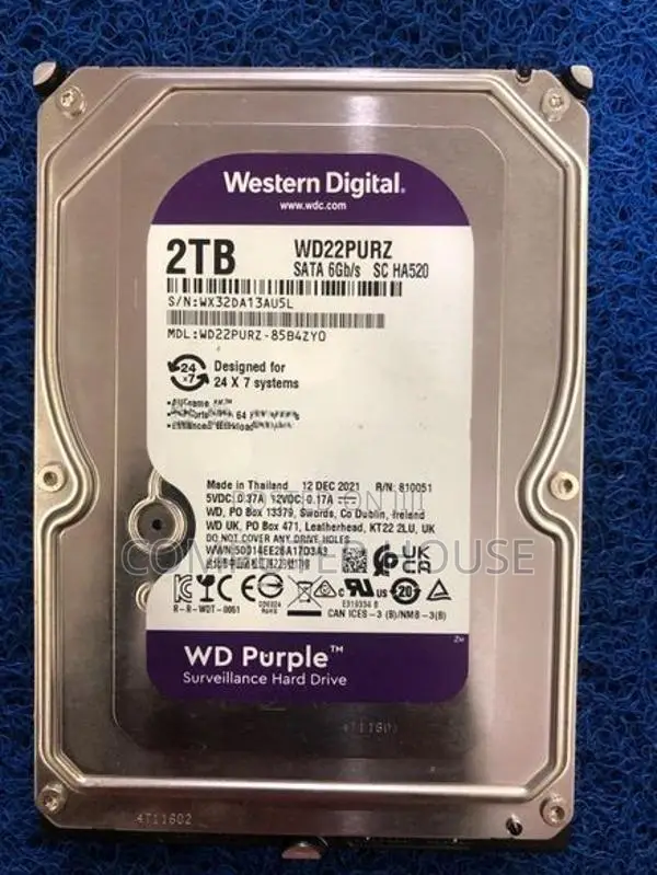 WD Perple 2TB Hard