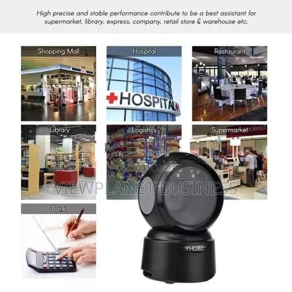 2D QR Scanner Omnidirectional Automatic Bar Code Reader