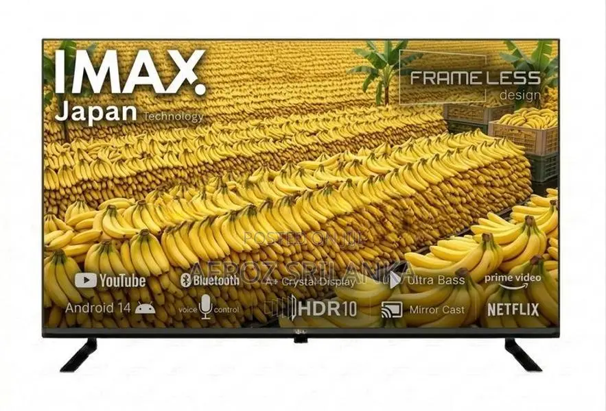 IMAX Smart 55'' UHD Frameless 4K Tv with Voice control