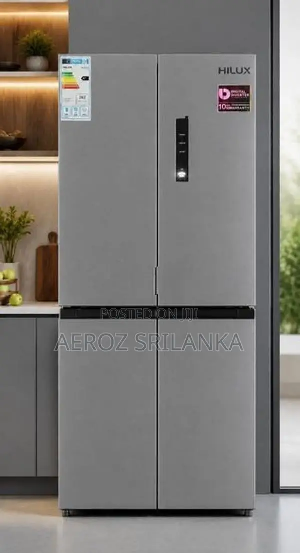 HILUX French Inverter 4Door AI Technology Refrigerator _ 424L