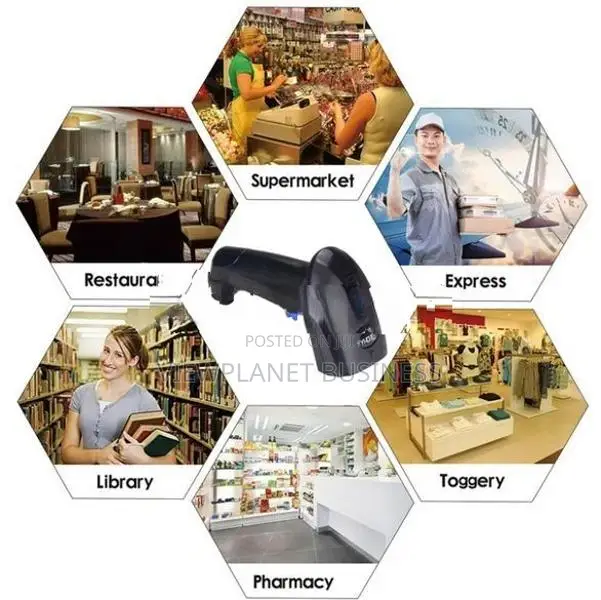 1D Handheld Wired Barcode Scanner with Stand YHD-1100L