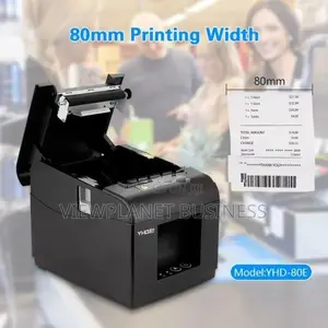 Bluetooth Thermal 80mm POS Printer 3 Inch Wireless Bill Printers YHD-8