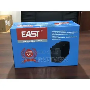 East Brand 650VA UPS for CCTV Computer Power backup Interactive Supply