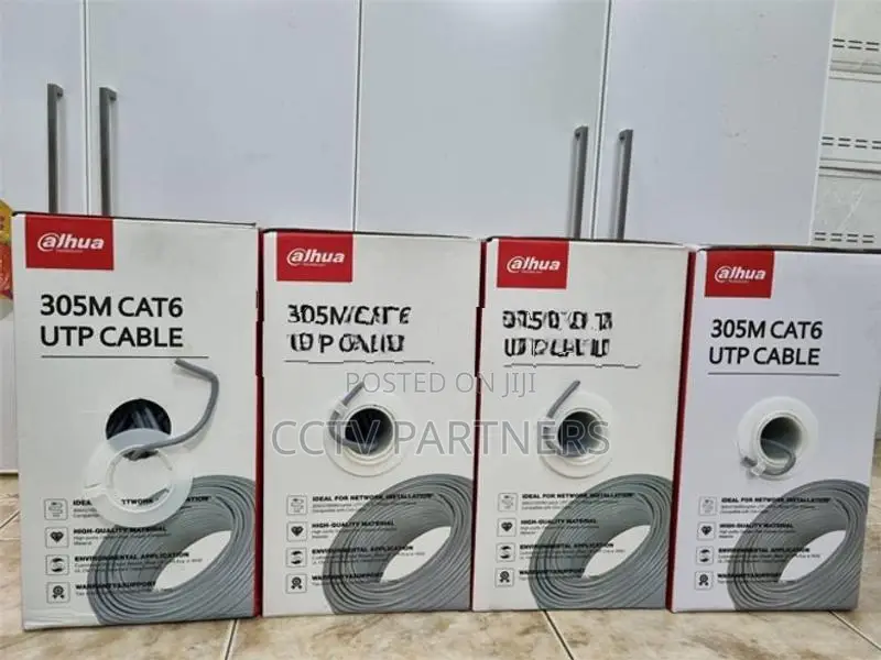 Dahua Full copper Cat 6 cable DH-PFM920I-6UN-CN cctv, nvr, ip camera