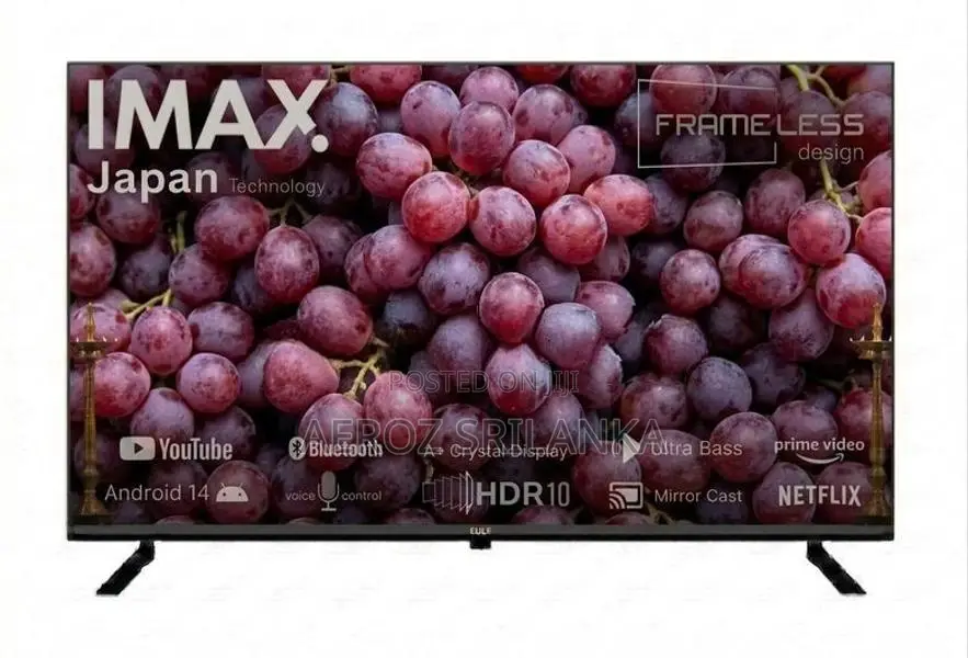 IMAX 50'' Frameless UHD Smart 4K Tv with Voice Control